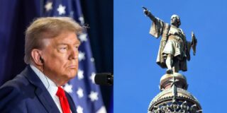 Donald Trump y Cristobal Colón