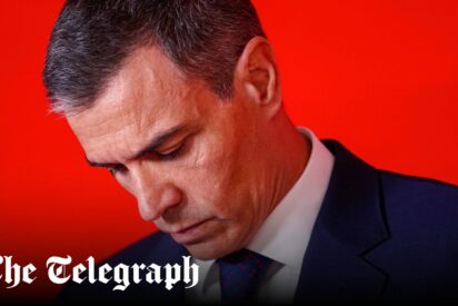 El socialista Pedro Sánchez en The Telegraph.