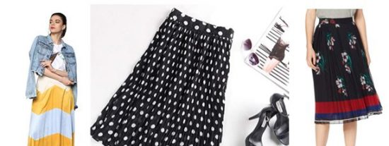  faldas midi plisadas 