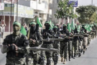 Combatientes de las Brigadas al-Qassam