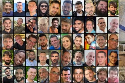 Los rehenes israelíes en manos de los terroristas de Hamas