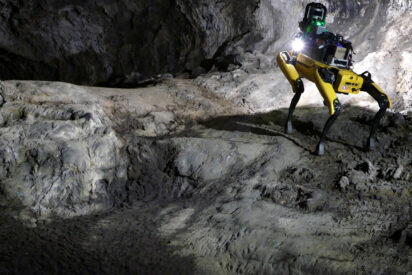Perro robot para la exploración lunar